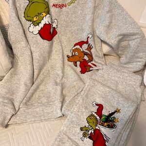 Grinch Sweat Set